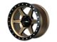 CXA Off Road Wheels CX2 SENTRY 6 Texture Bronze with Black Ring 6-Lug Wheel; 17x9; 0mm Offset (14-18 Silverado 1500)