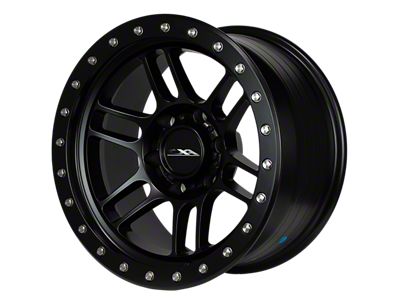 CXA Off Road Wheels TR5 VORTEX Full Matte Black 6-Lug Wheel; 17x9; -18mm Offset (15-20 Tahoe)