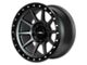 CXA Off Road Wheels TR4 SPRINT Anthracite with Black Ring 6-Lug Wheel; 17x9; -18mm Offset (99-06 Silverado 1500)