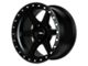 CXA Off Road Wheels CX2 SENTRY 6 Full Matte Black 6-Lug Wheel; 17x9; 0mm Offset (19-23 Ranger)