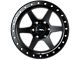 CXA Off Road Wheels TR2 SENTRY 6 Full Matte Black 6-Lug Wheel; 17x9; -18mm Offset (19-24 Sierra 1500)