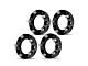 1-Inch 5-Lug Wheel Spacers; Black; Set of Four (05-11 Dakota)