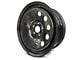 12-Hole Replica Steel Black 5-Lug Wheel; 20x8; 19mm Offset (05-11 Dakota)