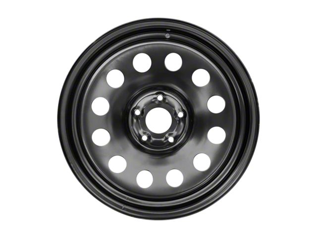 12-Hole Replica Steel Black 5-Lug Wheel; 20x8; 19mm Offset (05-11 Dakota)