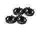 1.50-Inch 5-Lug Wheel Spacers; Black; Set of Four (05-11 Dakota)