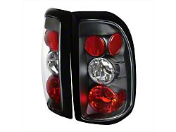 Altezza Tail Lights; Matte Black Housing; Clear Lens (97-04 Dakota)