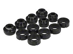 Body Mount Kit; Black (87-96 2WD Dakota Regular Cab)