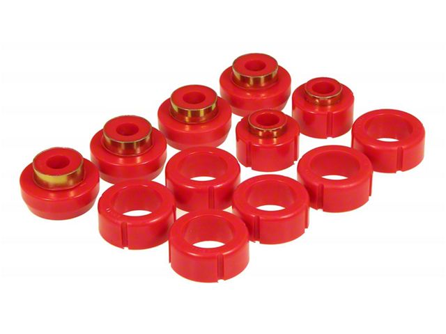 Body Mount Kit; Red (87-96 2WD Dakota Regular Cab)