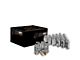 Chrome Acorn Lug Nuts; 1/2-Inch x 20; Set of 20 (87-04 Dakota)