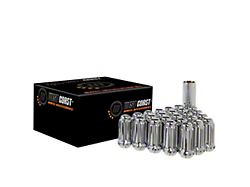 Chrome Acorn Spline Lug Nuts; 1/2-20-Inch; Set of 24 (87-04 Dakota)