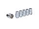 Chrome Acorn Wheel Locks; 1/2-Inch x 20; Set of 5 (87-04 Dakota)