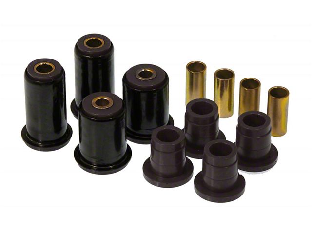 Control Arm Bushing Kit; Uppers without Shells; Black (87-96 2WD Dakota)