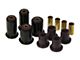 Control Arm Bushing Kit; Uppers without Shells; Black (87-96 2WD Dakota)