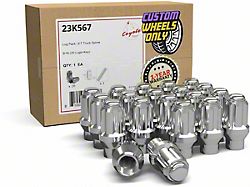 ET Bulge Acorn Chrome Lug Nut Kit; 9/16-Inch x 18; Set of 20 (05-11 Dakota)