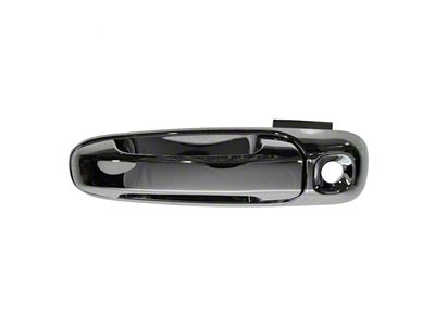 Exterior Door Handle; Front Driver Side; Chrome (05-11 Dakota w/ Lock Provision)