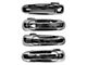 Exterior Door Handles; Front and Rear; Chrome (05-11 Dakota w/o Lock Provision)