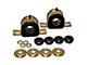 Front Sway Bar Bushings with Endlinks; 30mm; Black (97-04 2WD Dakota)