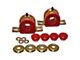 Front Sway Bar Bushings with Endlinks; 30mm; Red (97-04 2WD Dakota)