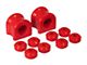 Front Sway Bar and End Link Bushing Kit; 30mm; Red (97-01 Dakota)