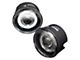 Halo Projector Fog Lights; Clear (05-09 Dakota)