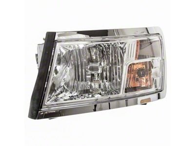 Headlights; Chrome Housing; Clear Lens (08-11 Dakota)