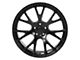 Hellcat Style Satin Black 5-Lug Wheel; 22x10; 25mm Offset (05-11 Dakota)