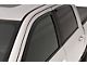 In-Channel Ventvisor Window Deflectors; Front and Rear; Dark Smoke (00-04 Dakota Club Cab)