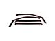 In-Channel Window Deflectors; Front and Rear; Smoke (00-04 Dakota Quad Cab)