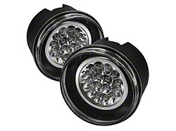 LED Fog Lights with Switch; Clear (05-09 Dakota)