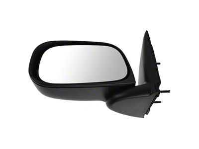 Manual Mirror; Textured Black; Driver Side (05-11 Dakota)