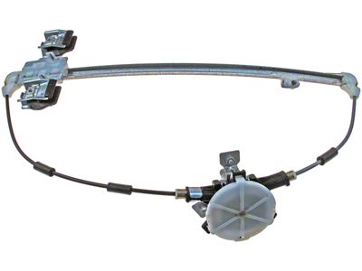 Manual Window Regulator; Rear Passenger Side (05-11 Dakota)