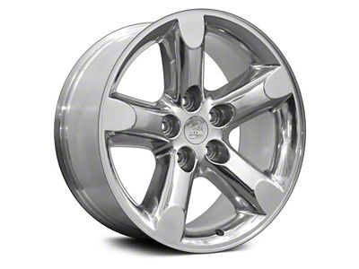 OE 5-Spoke Style Polished 5-Lug Wheel; 20x9; 19mm Offset (05-11 Dakota)