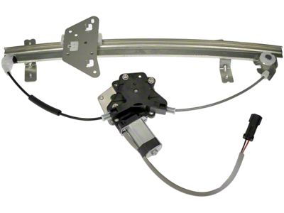 Power Window Regulator and Motor Assembly; Rear Driver Side (00-04 Dakota Quad Cab)