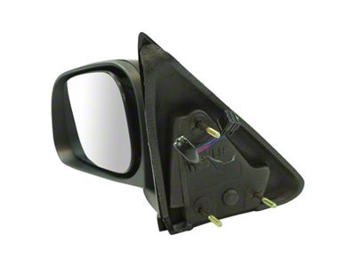 Powered Heated Mirror; Textured Black; Driver Side (05-11 Dakota)