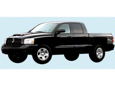 R/T Stripe Kit; Black (06-07 Dakota w/ 6.4-Foot Box)