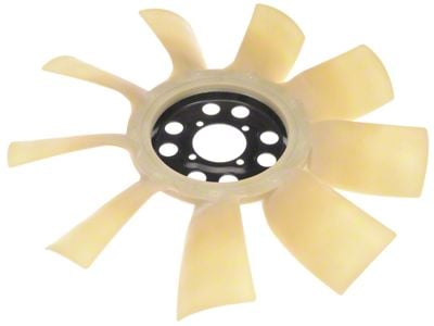 Radiator Clutch Fan Blade; Plastic (05-11 Dakota)