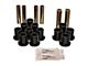 Rear Leaf Spring Bushings; Black (87-96 Dakota)