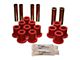 Rear Leaf Spring Bushings; Red (87-96 Dakota)