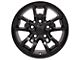 Rebel Style Satin Black 5-Lug Wheel; 17x8; 18mm Offset (05-11 Dakota)