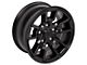 Rebel Style Satin Black 5-Lug Wheel; 17x8; 18mm Offset (05-11 Dakota)