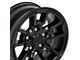 Rebel Style Satin Black 5-Lug Wheel; 17x8; 18mm Offset (05-11 Dakota)