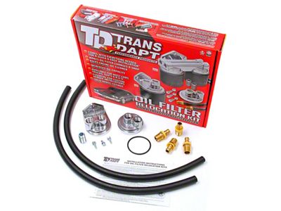 Remote Oil Filter Relocation Kit; 22mm x 1.50 Threads (09-11 3.7L Dakota)