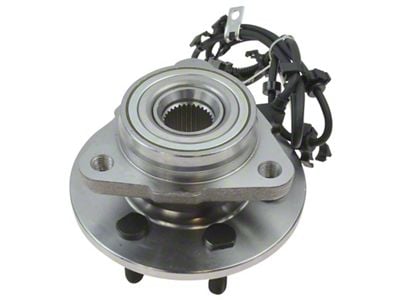 Wheel Bearing and Hub Assembly with Axle Socket; Front Passenger Side (97-04 4WD Dakota)