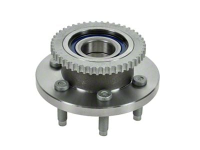 Wheel Bearing and Hub Assembly; Front (97-04 2WD Dakota)