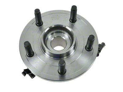 Wheel Bearing and Hub Assembly; Front (05-11 Dakota w/ Rear Wheel ABS Brakes)