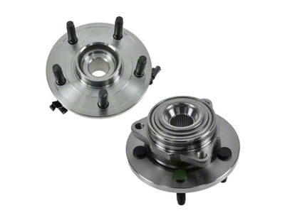 Wheel Bearing and Hub Assembly Set; Front (05-11 Dakota w/ Rear Wheel ABS Brakes)