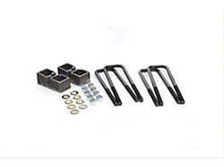 Daystar Suspension Lift Kit; Suspension System; 2-Inch Lift; Includes Blocks and U-Bolts; Rear (11-24 4WD Silverado 2500 HD)