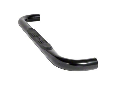 3-Inch Round UltraBlack Nerf Side Step Bars (11-16 F-350 Super Duty SuperCab)