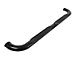 4-Inch Oval UltraBlack Nerf Side Step Bars (17-24 F-350 Super Duty SuperCrew)