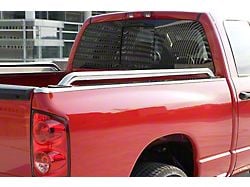 Side Bed Rails; Stainless Steel (17-25 F-350 Super Duty w/ 6-3/4-Foot Bed)